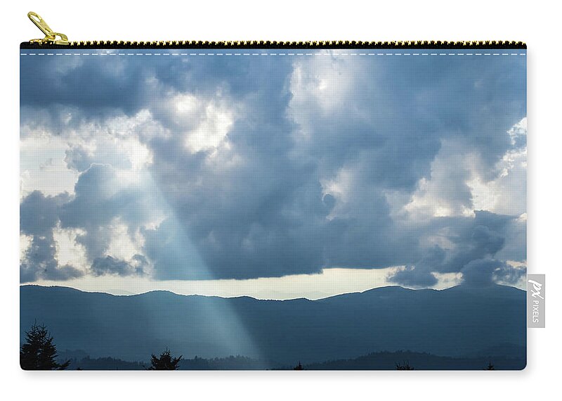 Beautiful Zip Pouch featuring the photograph Where The Light Touches by Gary Wightman