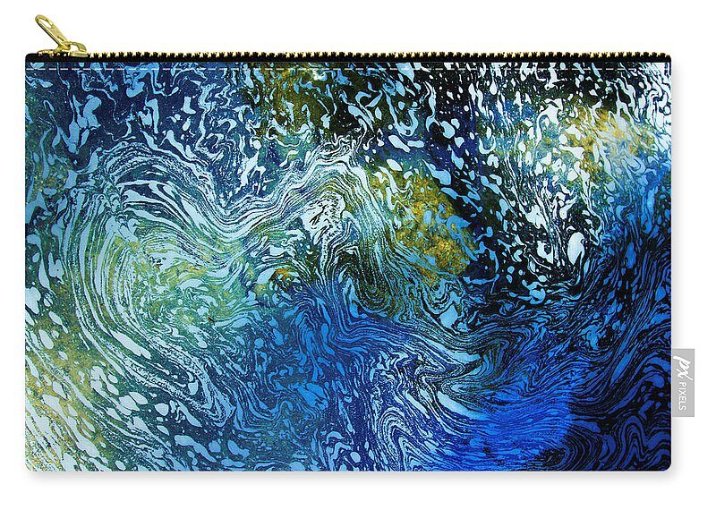 Waterscape Zip Pouch featuring the photograph Whirling Dervish by Sean Sarsfield