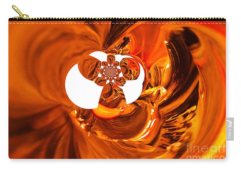 Abstract Zip Pouch featuring the photograph Whirls abstract by Jeff Swan