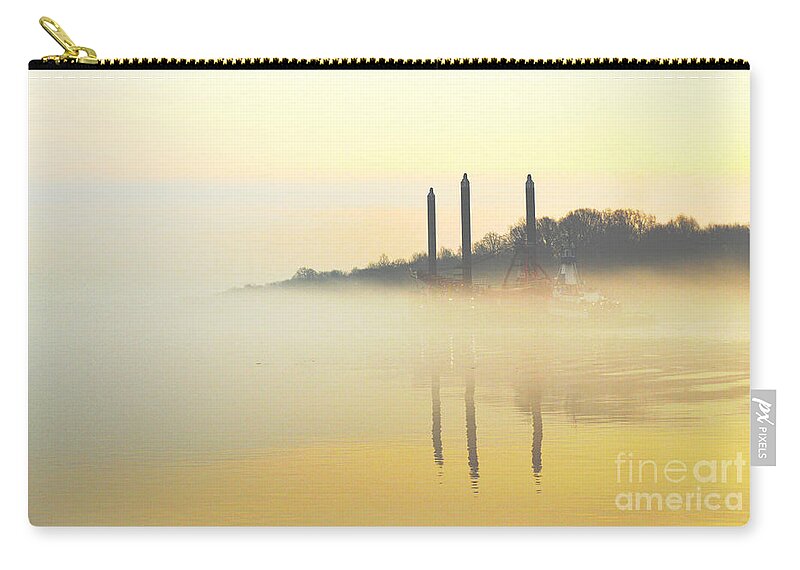 Delaware River Zip Pouch featuring the photograph Whispers In The Wind - Contemporary Art by Robyn King