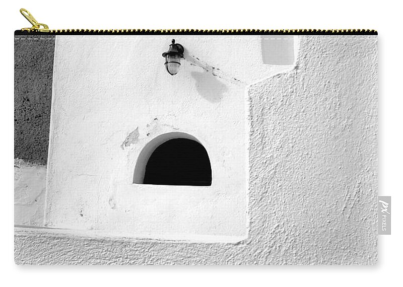 White Zip Pouch featuring the photograph White Abstract by Ana Maria Edulescu