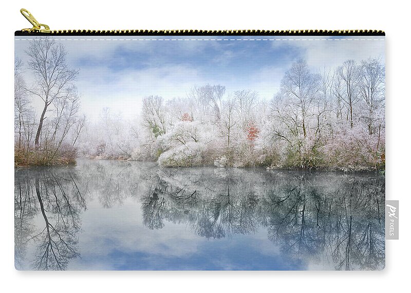 Landscape Carry-all Pouch featuring the photograph White Space by Philippe Sainte-Laudy
