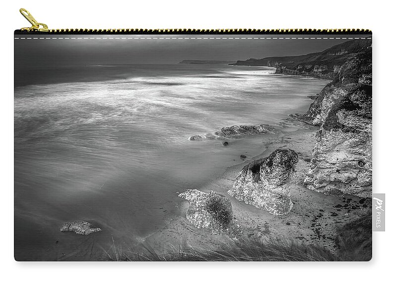 Ireland Carry-all Pouch featuring the photograph Whiterocks mono by Nigel R Bell