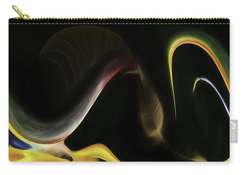 Abstract Zip Pouch featuring the photograph Whoopi do by Maria Coulson