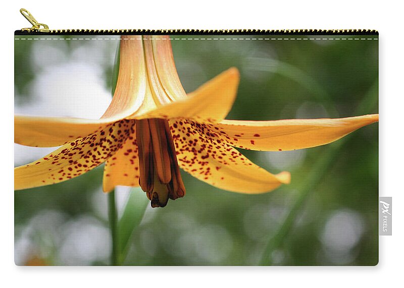 Flower Carry-all Pouch featuring the photograph Wild Canadian Lily by Smilin Eyes Treasures