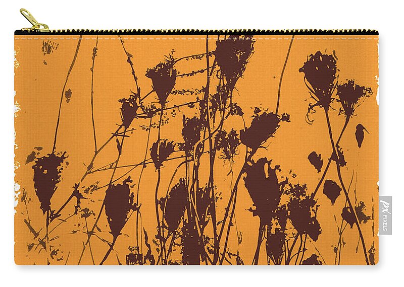 Queen Ann's Lace Zip Pouch featuring the photograph Wild Carrots by James Rentz