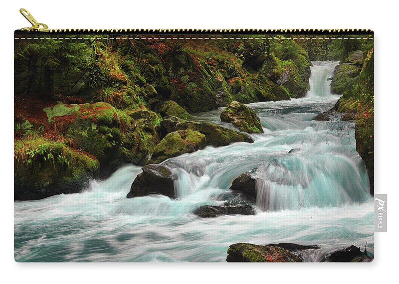 Jenny Rainbow Fine Art Photography Zip Pouch featuring the photograph Wilderness by Jenny Rainbow