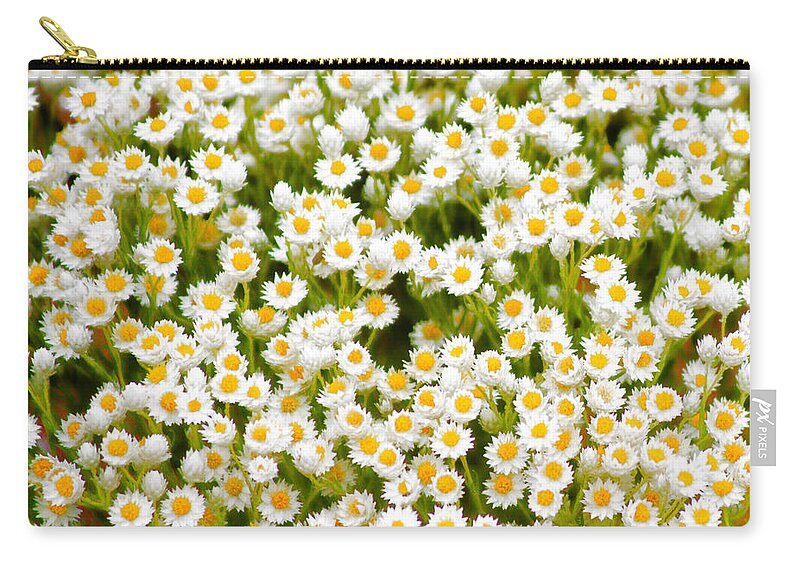 Flowers Zip Pouch featuring the photograph Wildflowers by Holly Kempe