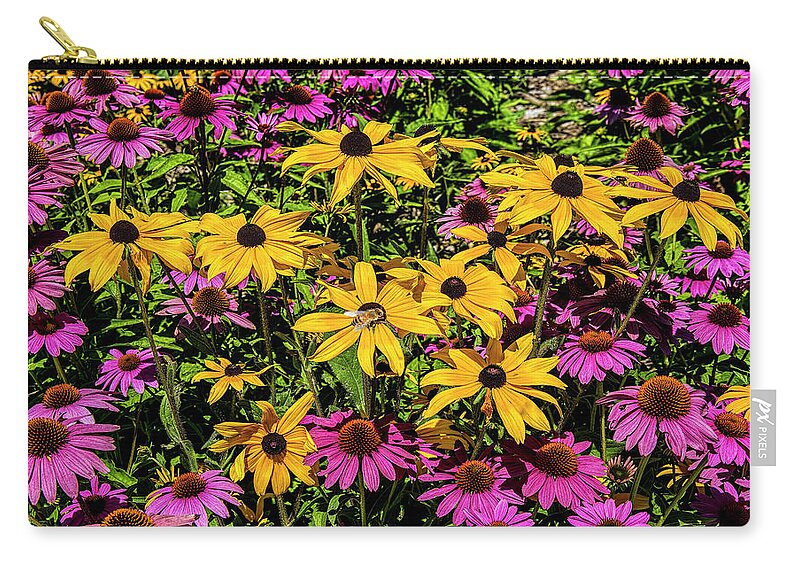 Botanical Gardens Zip Pouch featuring the photograph Wildflowers by Pat Cook