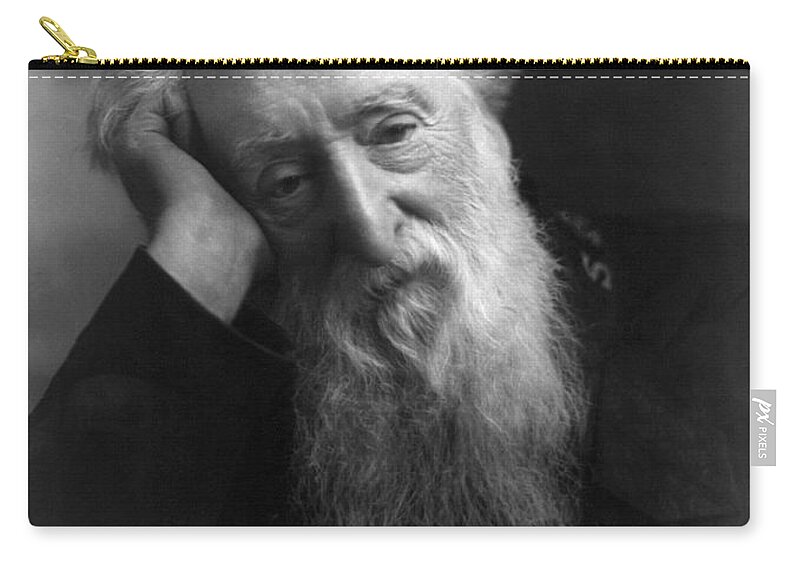 1907 Zip Pouch featuring the photograph William Booth by Granger