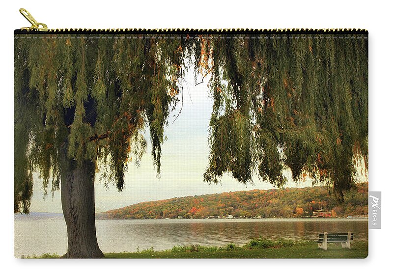 Nature Carry-all Pouch featuring the photograph Willows of Stewart Park by Jessica Jenney