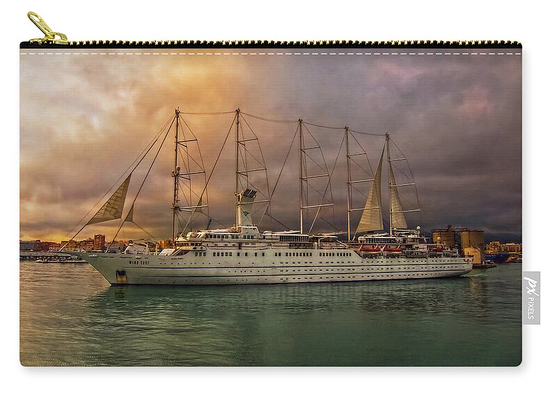 Wind Surf Zip Pouch featuring the photograph Wind Surf  by Hanny Heim