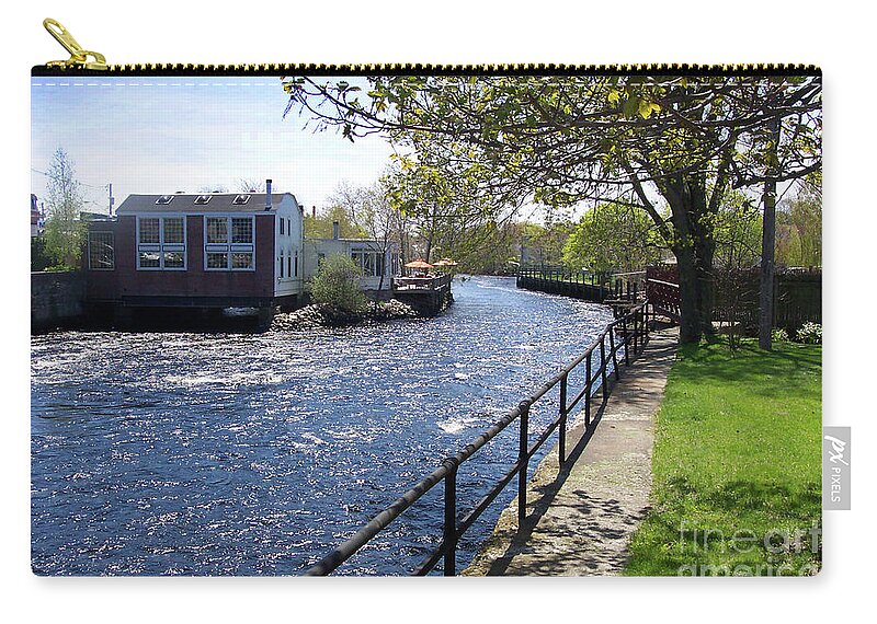 River Zip Pouch featuring the photograph Winding River by CAC Graphics