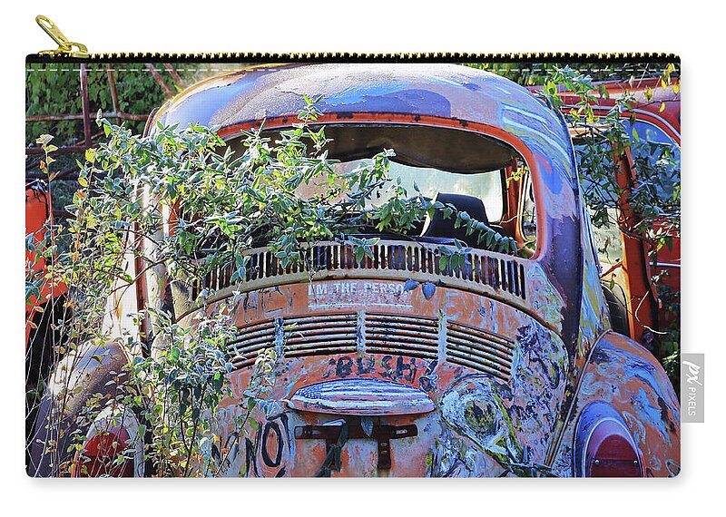 Beetle Zip Pouch featuring the photograph Window Dressing by Christopher McKenzie