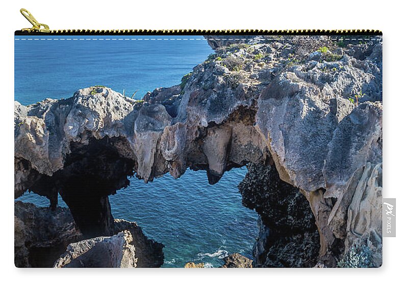 Windows Lookout Zip Pouch featuring the photograph Windows Lookout by Robert Caddy