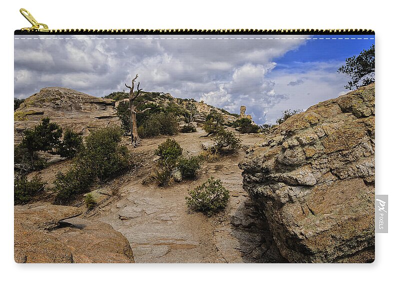 Arizona Zip Pouch featuring the photograph Windy Point No.13 by Mark Myhaver