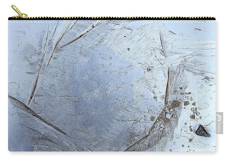Abstract Zip Pouch featuring the photograph Wing Circle by Matt Cegelis