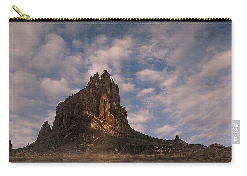 Dakota Zip Pouch featuring the photograph Winged Rock by Greni Graph