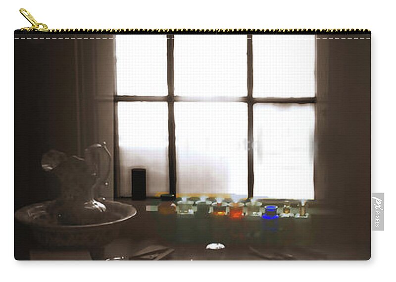 Window Zip Pouch featuring the photograph Winow by Raymond Earley