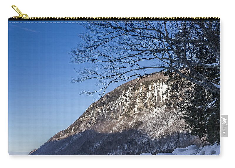Winter Zip Pouch featuring the photograph Winter at Willoughby by Tim Kirchoff