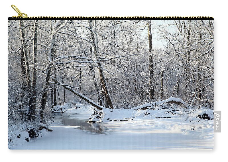Snow Carry-all Pouch featuring the photograph Winter End by Robert Och