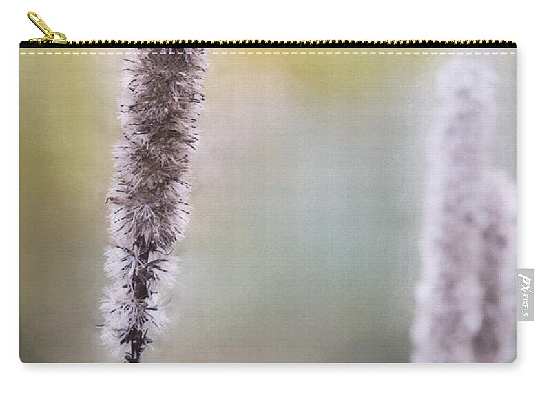Nature Zip Pouch featuring the photograph Winter Haze by Sharon McConnell