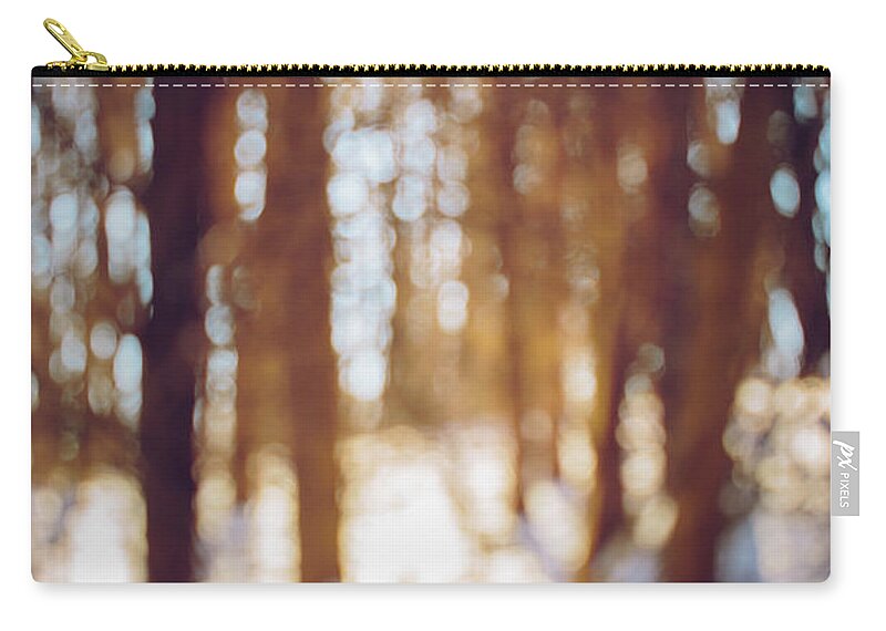 Snow Zip Pouch featuring the photograph Winter in Snow by Amber Flowers