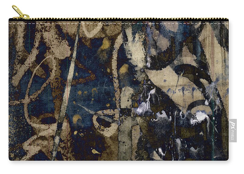 Winter Carry-all Pouch featuring the photograph Winter Rains Series Four of Six by Carol Leigh