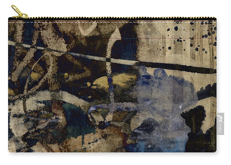 Winter Carry-all Pouch featuring the photograph Winter Rains Series Two of Six by Carol Leigh