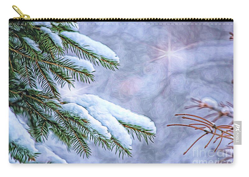 Nature Zip Pouch featuring the photograph Winter Wonderland by Sharon McConnell