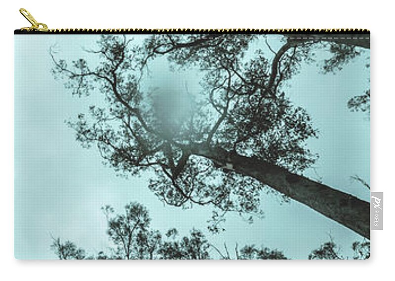 Tree Zip Pouch featuring the photograph Winter woods by Jorgo Photography