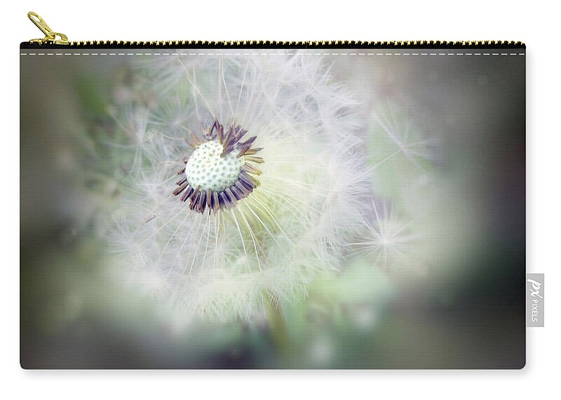 Wildflower Zip Pouch featuring the photograph Wishing well by Valerie Anne Kelly