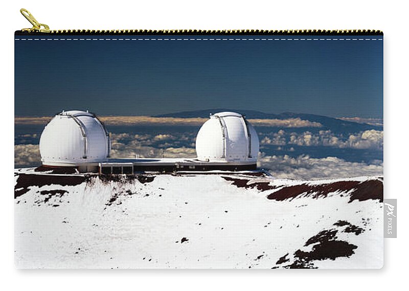 W.m. Keck Observatories Zip Pouch featuring the photograph W.M. Keck Observatories by Christopher Johnson