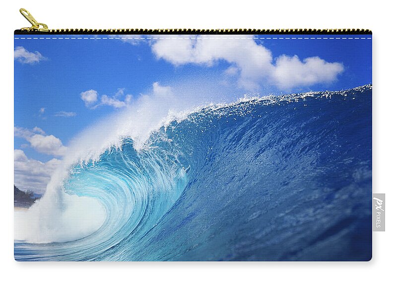 Afternoon Carry-all Pouch featuring the photograph World Famous Pipeline by Vince Cavataio - Printscapes