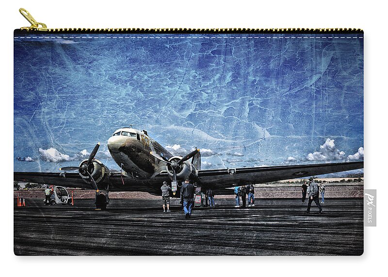 Photograph Carry-all Pouch featuring the photograph WWII Workhorse by Richard Gehlbach
