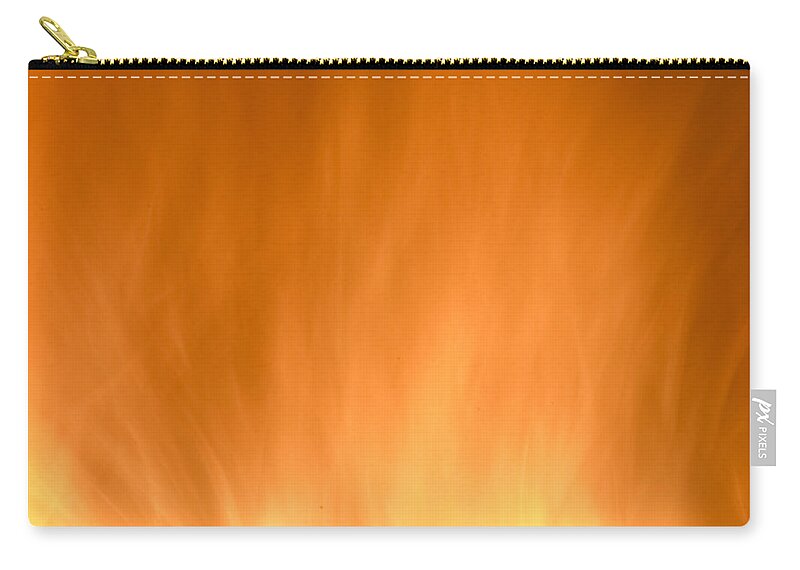 Fire Background Carry-all Pouch featuring the photograph Yellow Fire background by Michalakis Ppalis