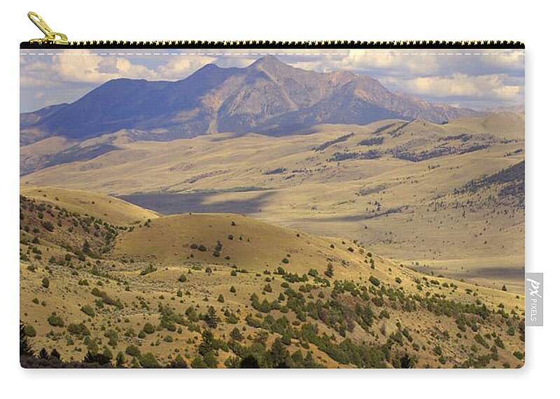 Yellowstone National Park Zip Pouch featuring the photograph Yellowstone View by Marty Koch