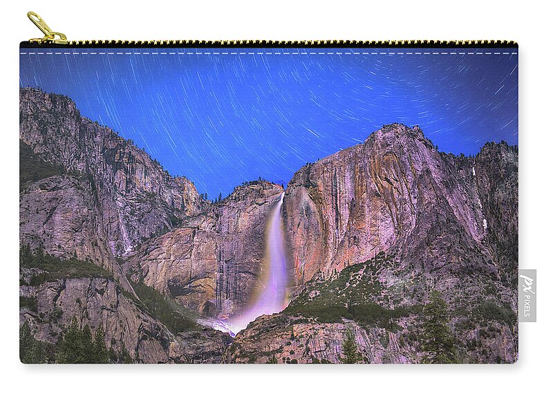Yosemite Zip Pouch featuring the photograph Yosemite at Night by Patricia Dennis