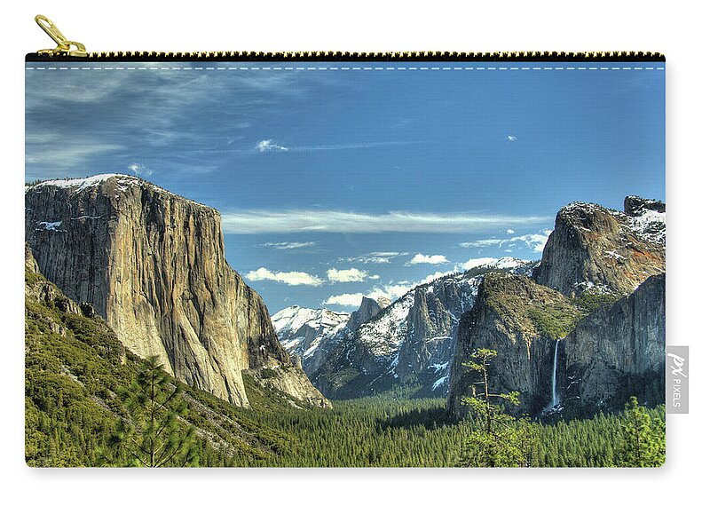 Yosemite Carry-all Pouch featuring the photograph Yosemite Valley by Marc Bittan