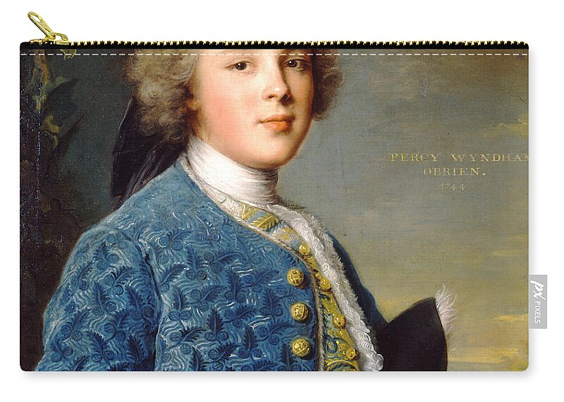 Jean-marc Nattier Carry-all Pouch featuring the painting Young Boy Percy Wyndham by MotionAge Designs