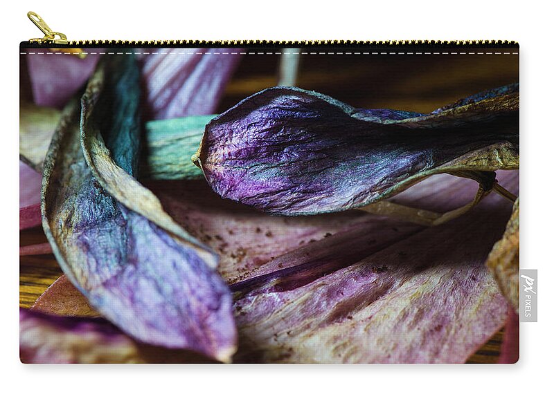 Flowers & Plants Zip Pouch featuring the photograph Your True Colours by Sandra Parlow