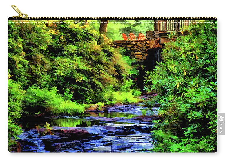 Art Carry-all Pouch featuring the photograph Zen at Dawn by Monroe Payne