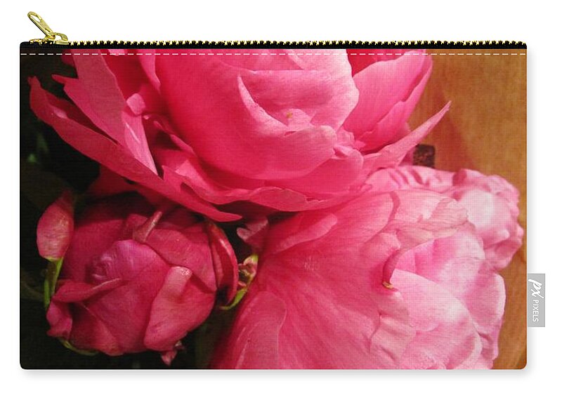 Peony Zip Pouch featuring the photograph Zeus tattoos by Rosita Larsson