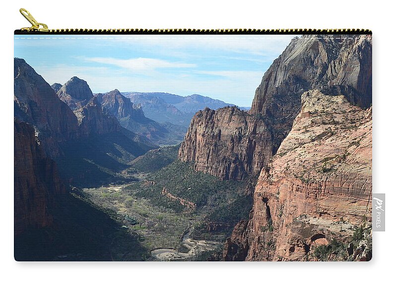Zion National Park Zip Pouch featuring the photograph Zion National Park by Colleen Phaedra