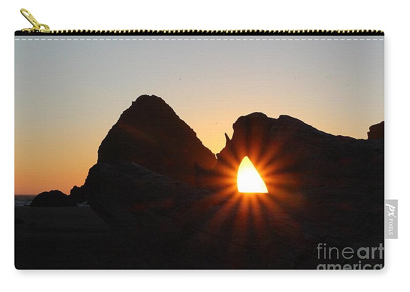 Moment Zip Pouch featuring the photograph A moment in time #1 by Marie Neder