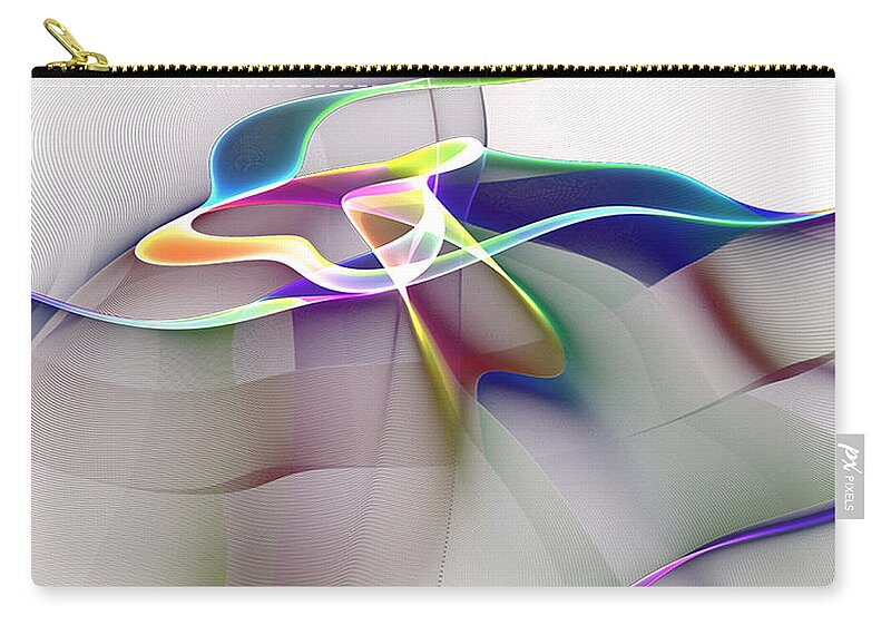 Curve Zip Pouch featuring the photograph Abstract #1 by I Dedicate This Creation To You All Dream Makers... Realeoni
