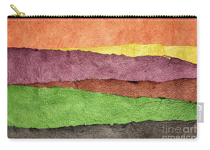 Huun Paper Zip Pouch featuring the photograph Abstract Landscape #1 by Marek Uliasz