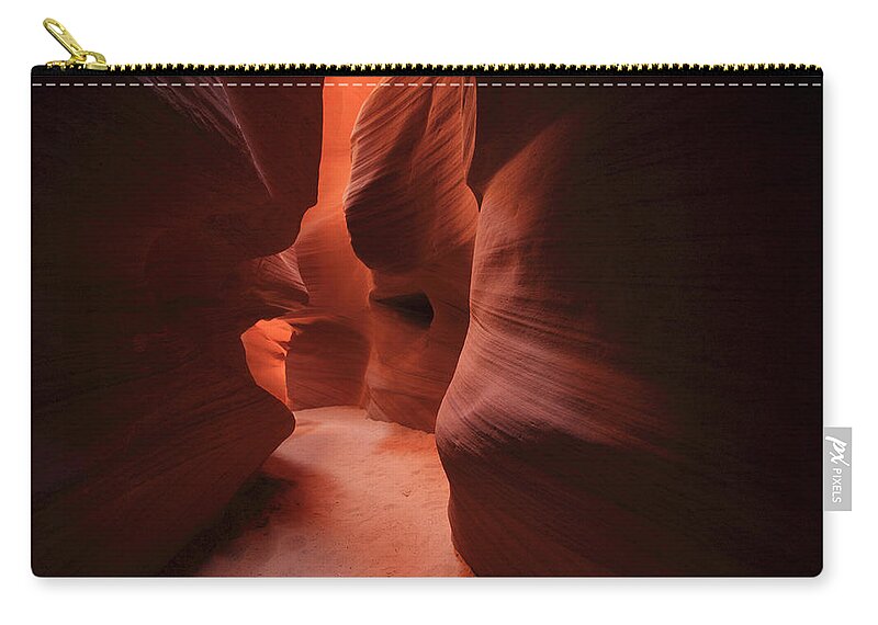 Tranquility Zip Pouch featuring the photograph Antelope Canyon Near Page #1 by Maremagnum