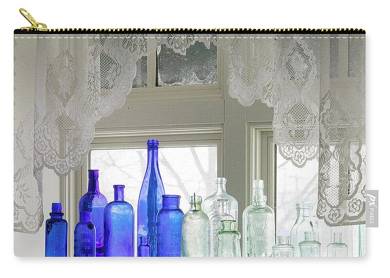 Bottles Carry-all Pouch featuring the photograph Back in the Day by Patty Colabuono