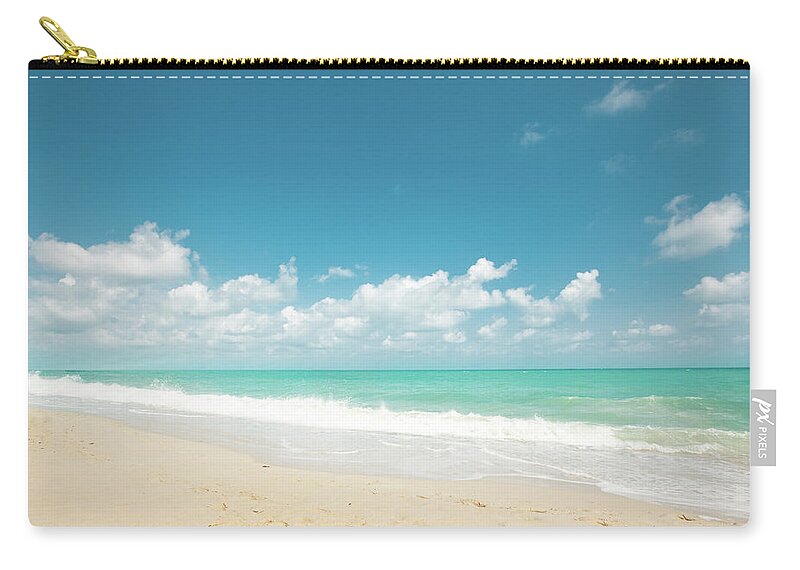 Empty Zip Pouch featuring the photograph Beach #1 by Nadyaphoto